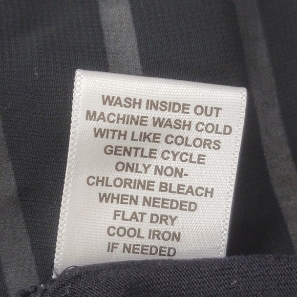 Elle Sleeveless Striped Tie Back Blouse Size L - Picture 14 of 14